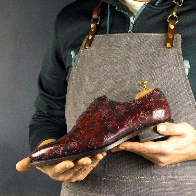Skull Museum Patina Wholecut Goodyear welt Shoes Limited Edition-Wholesale - MERRIMIUM