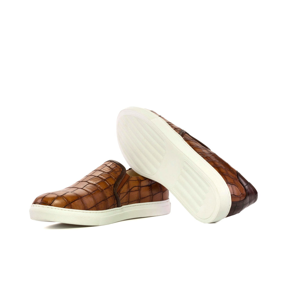 Slip On-Painted Croco, Brown 2-MERRIMIUM-WS
