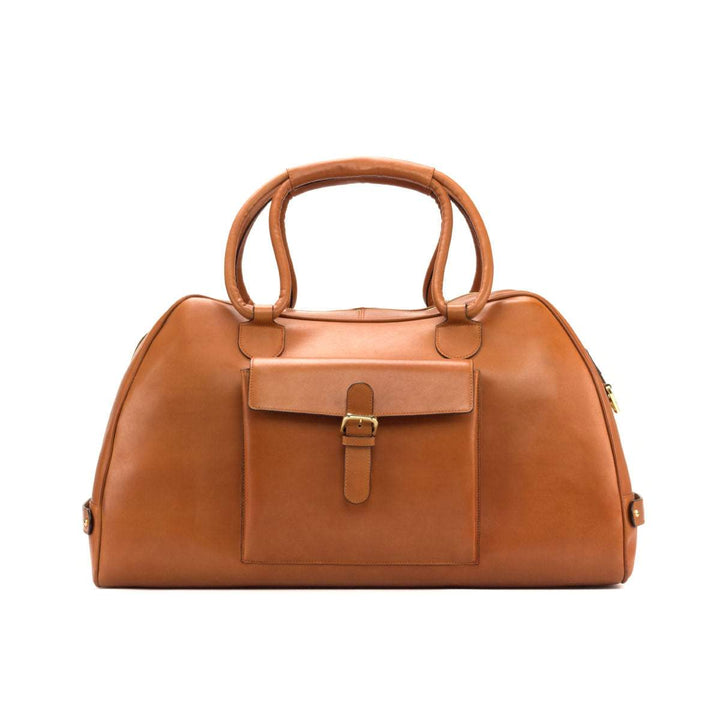 Travel Sport Duffle Bag Leather Brown 2807 4- MERRIMIUM
