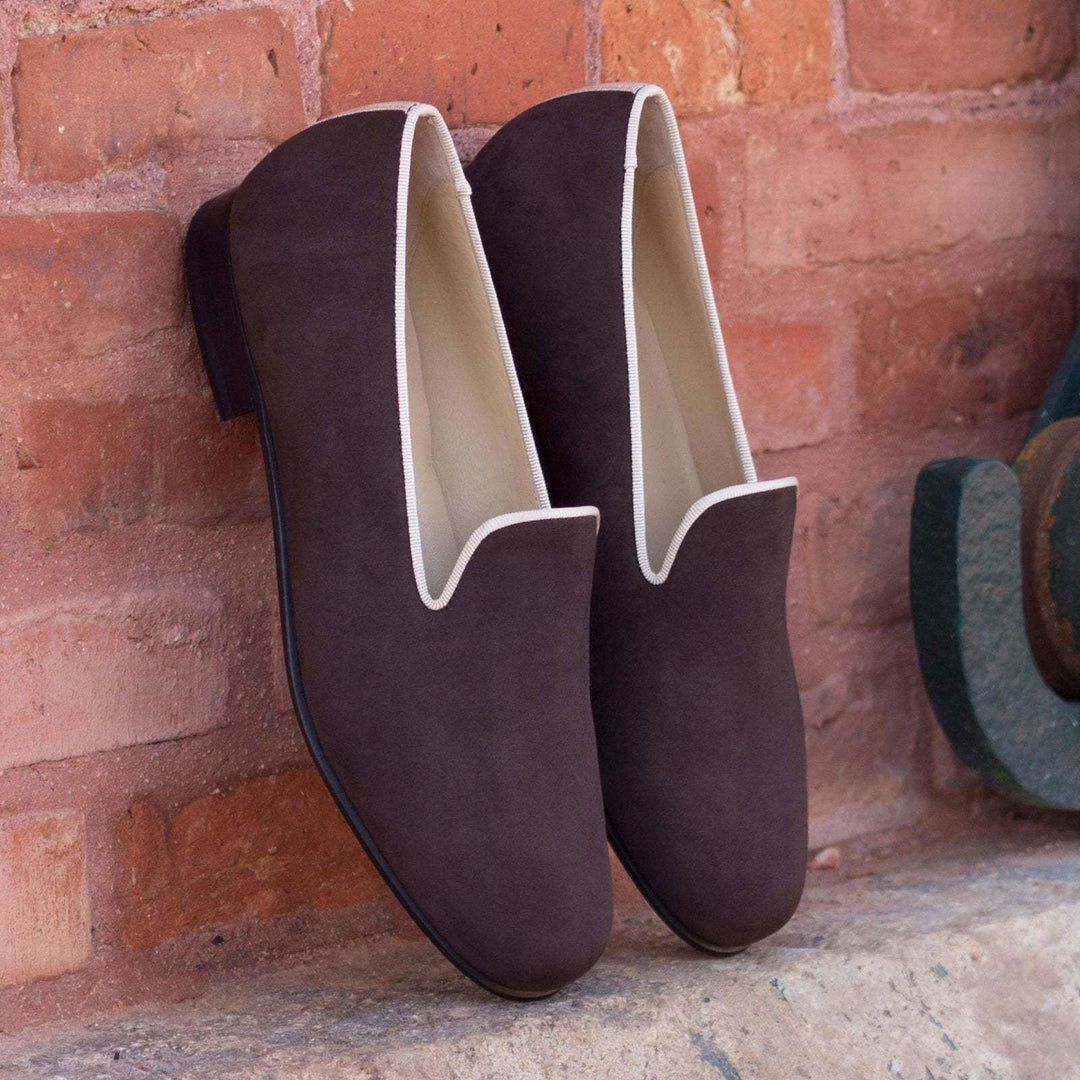 Wellington-Grossgrain, Suede, Brown 1-MERRIMIUM--GID-1386-2028-wholesale