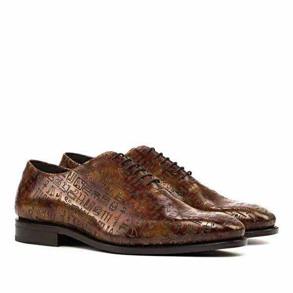 Wholecut Goodyear welt Patina Shoes Egyptian Limited Edition-Wholesale - MERRIMIUM