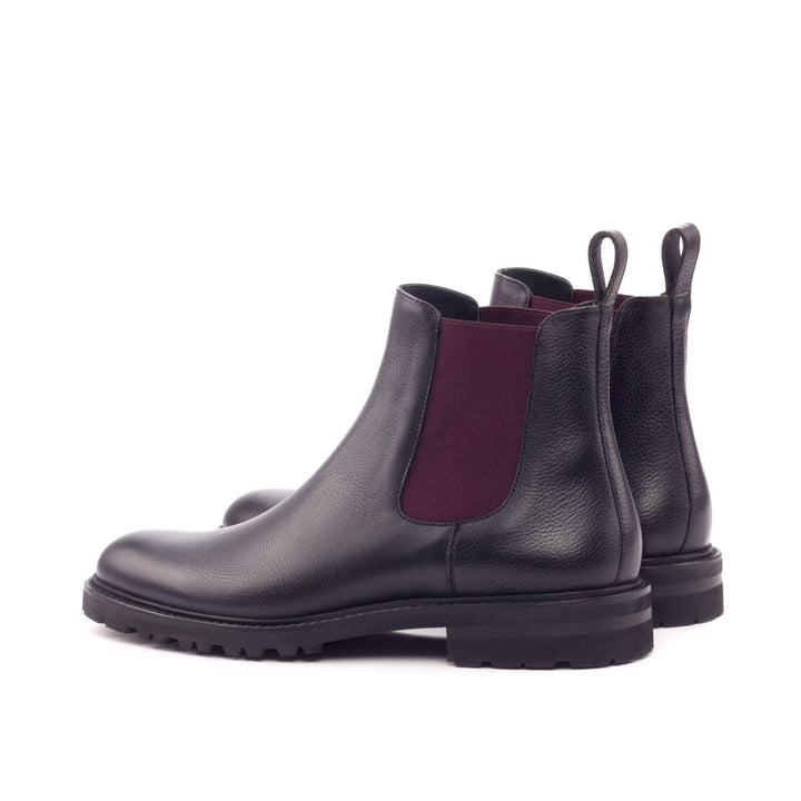 Women's Chelsea Boots Leather Black 3076 4- MERRIMIUM