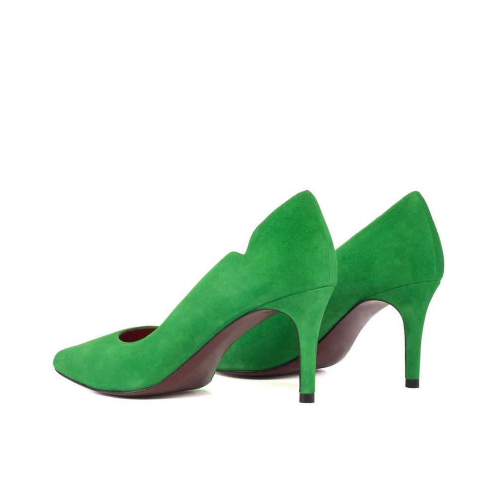 Women's Genoa High Heels Leather Clover Green 5278 2- MERRIMIUM