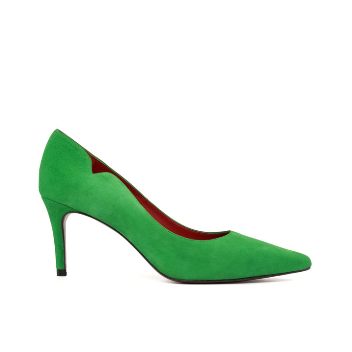 Women's Genoa High Heels Leather Clover Green 5278 3- MERRIMIUM