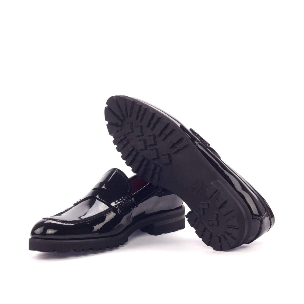 Women's Loafer  Shoes Leather Black 3077 2- MERRIMIUM