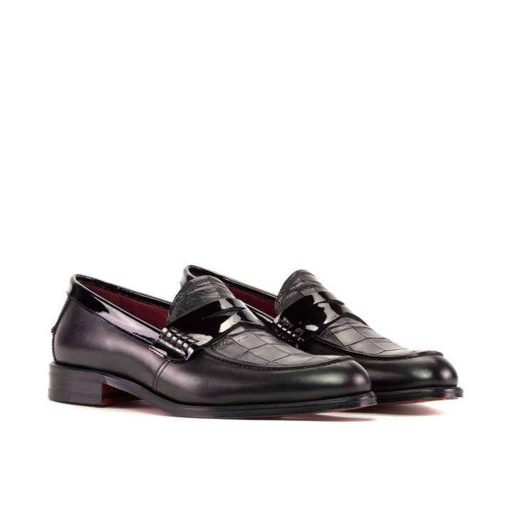 Women's Loafer  Shoes Leather Black 5448 3- MERRIMIUM