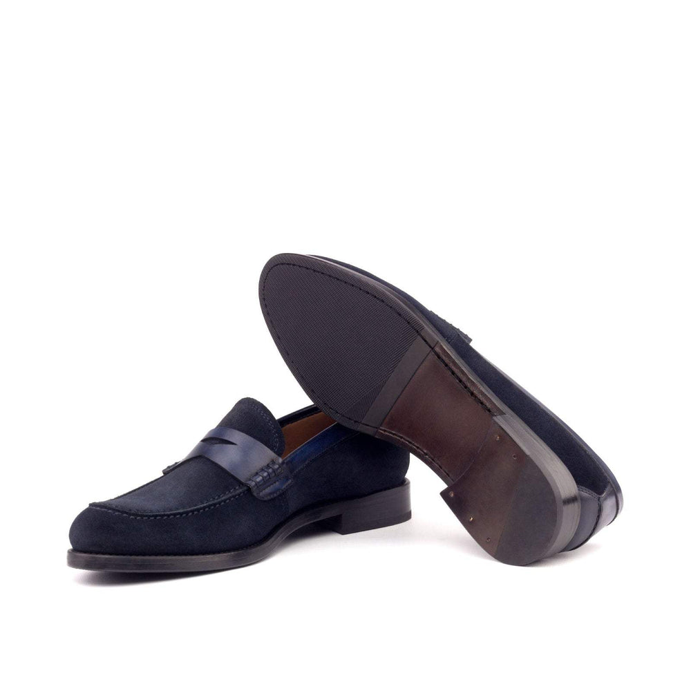 Women's Loafer  Shoes Leather Blue 3051 2- MERRIMIUM