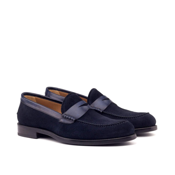 Women's Loafer  Shoes Leather Blue 3051 3- MERRIMIUM