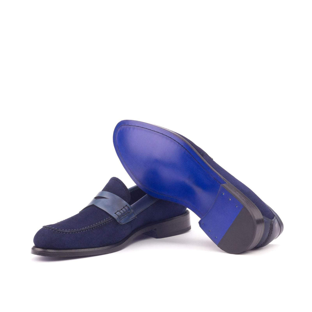 Women's Loafer  Shoes Leather Blue 3059 2- MERRIMIUM