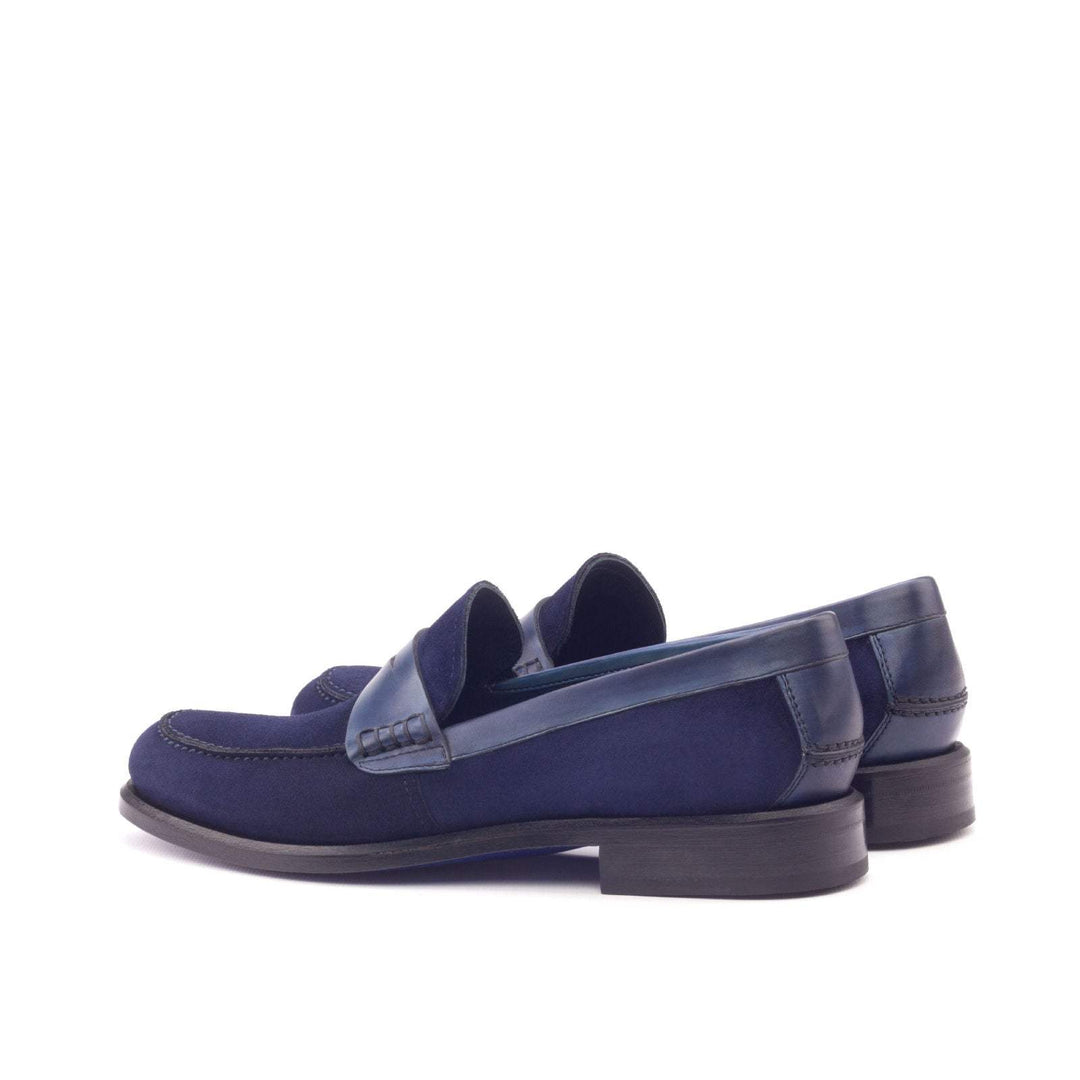 Women's Loafer  Shoes Leather Blue 3059 4- MERRIMIUM