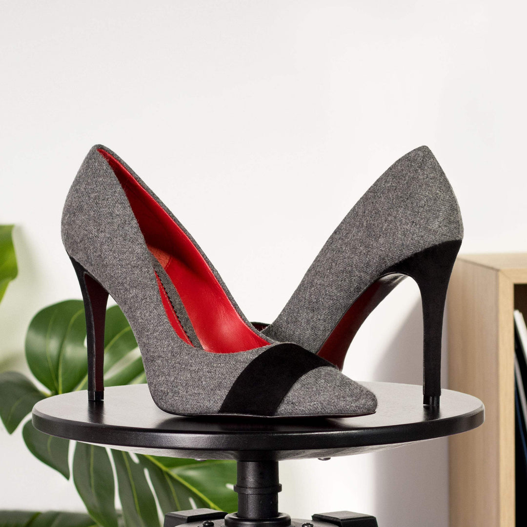 Women's Milan High Heels Leather Luxury Black 5484 1- MERRIMIUM--GID-4025-5484