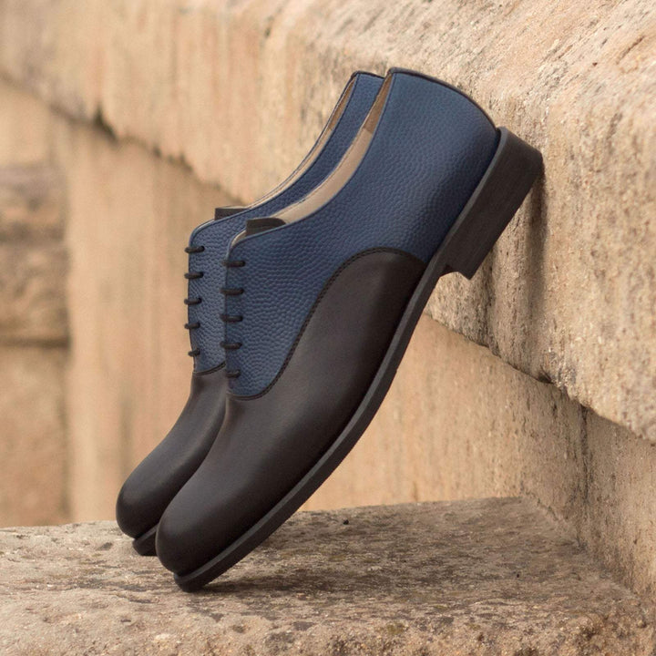 Women's Oxford Shoes Leather Black Blue 3092 1- MERRIMIUM--GID-2338-3092