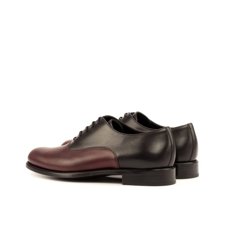 Women's Oxford Shoes Leather Black Burgundy 3632 4- MERRIMIUM