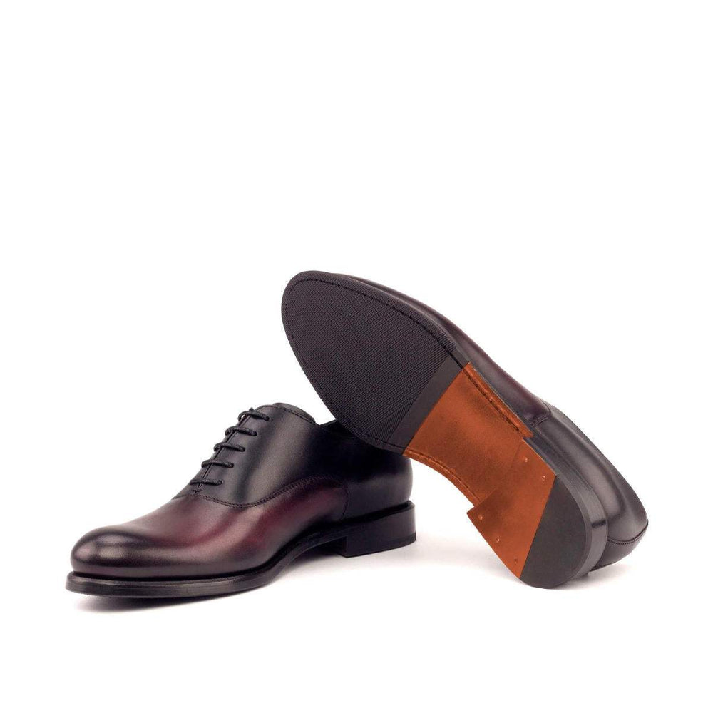 Women's Oxford Shoes Leather Burgundy Black 2797 2- MERRIMIUM