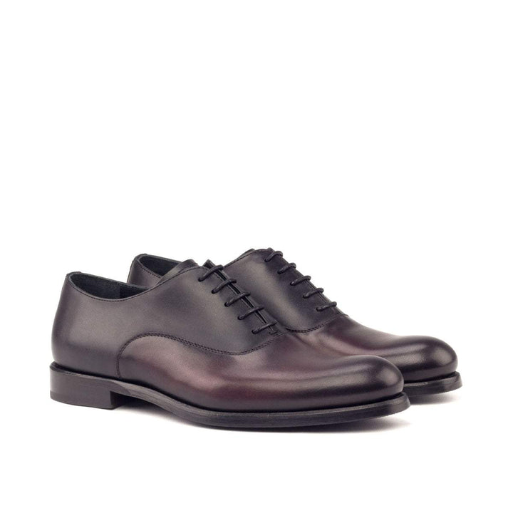Women's Oxford Shoes Leather Burgundy Black 2797 3- MERRIMIUM
