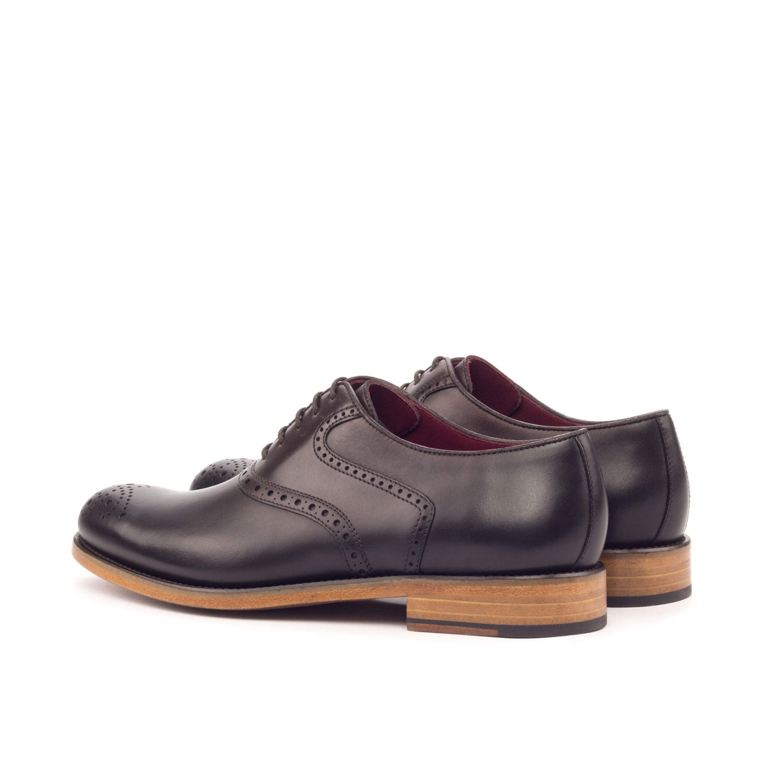 Women's Saddle Shoes Leather Dark Brown 3435 4- MERRIMIUM