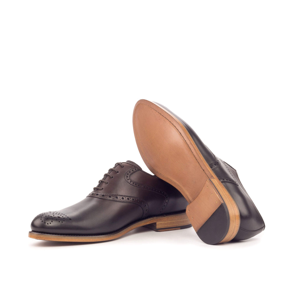 Women's Saddle Shoes Leather Dark Brown 3435 2- MERRIMIUM