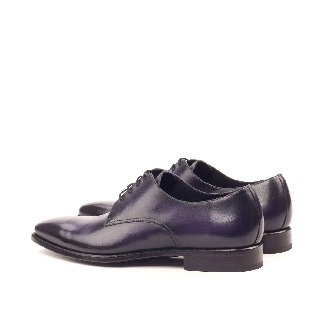 Men's Derby Shoes Patina Leather Wide Plus Size Violet 2432 4 MERRIMIUM