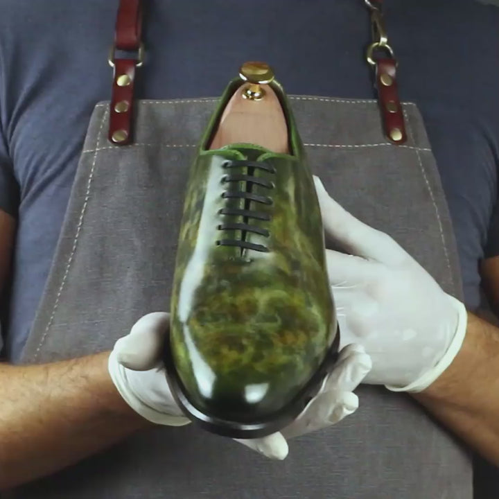 Men's Sylvan Cezanne Patina Wholecut Goodyear welt Shoes Limited Edition