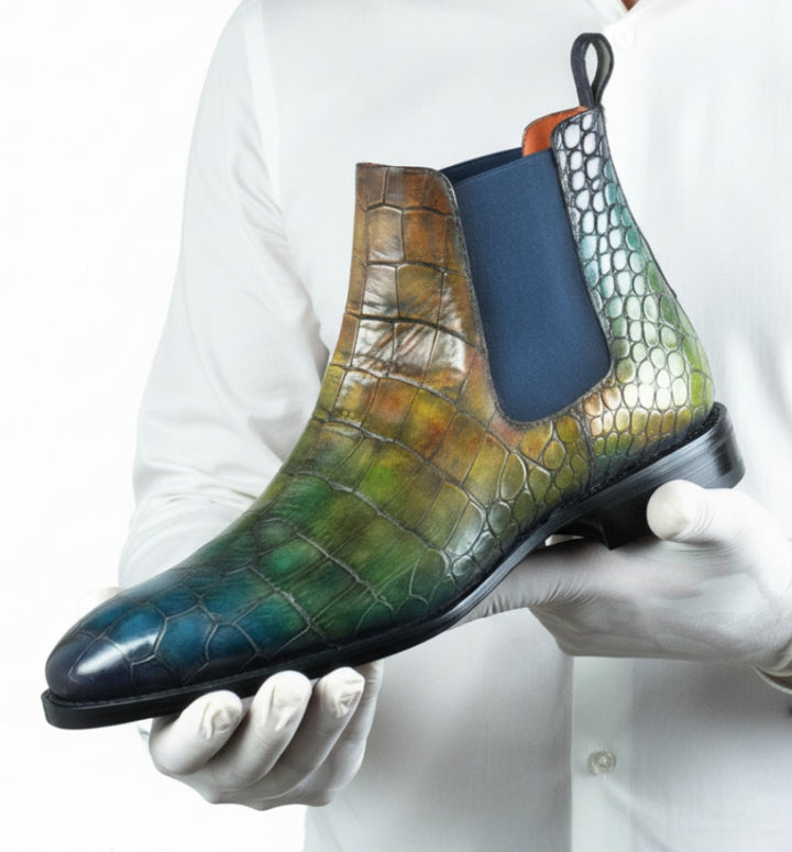 Men's Jungle Patina Goodyear Welt Chelsea Boots Limited Edition