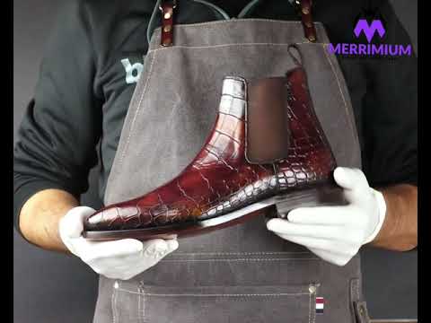Croc Nairobi Patina Chelsea Goodyear Welt Boot Limited Edition-Merrimium