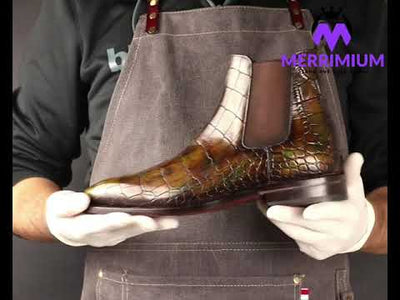 Croc Cairo Patina Chelsea Goodyear Welt Boot Limited Edition-MERRIMIUM