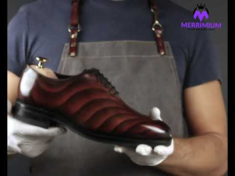 Cognac Dune Patina Wholecut Goodyear Welt Shoes Limited Edition-MERRIMIUM-VIdeo