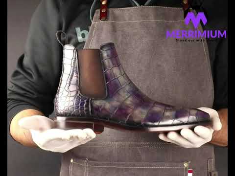 Croc Alexandria Patina Chelsea Goodyear Welt Boot Limited Edition-MERRIMIUM