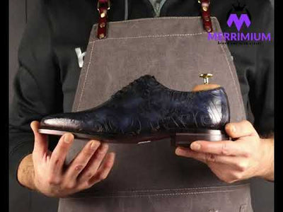 Maori Ocean Museum Patina Wholecut Goodyear Welt Shoes Limited Edition-MERRIMIUM
